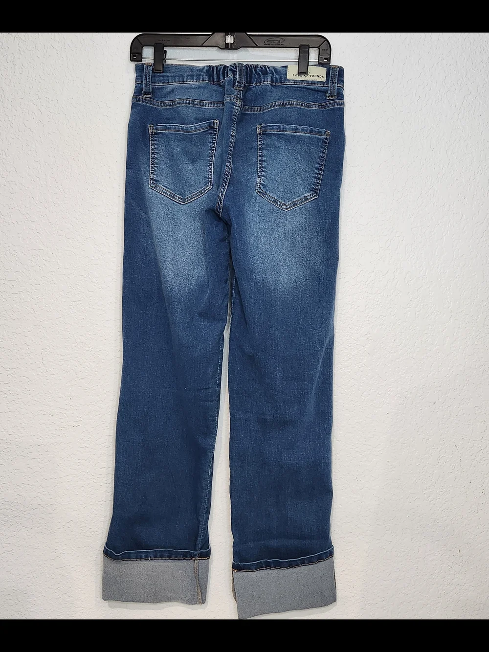 LOVE TREND Women’s Blue Straight-Leg Jeans